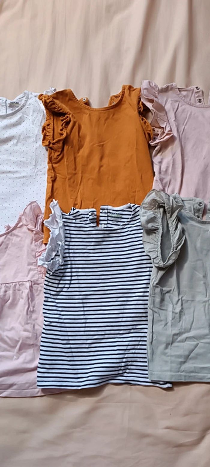 Lot 7 t-shirt Kiabi 3 ans - photo numéro 2