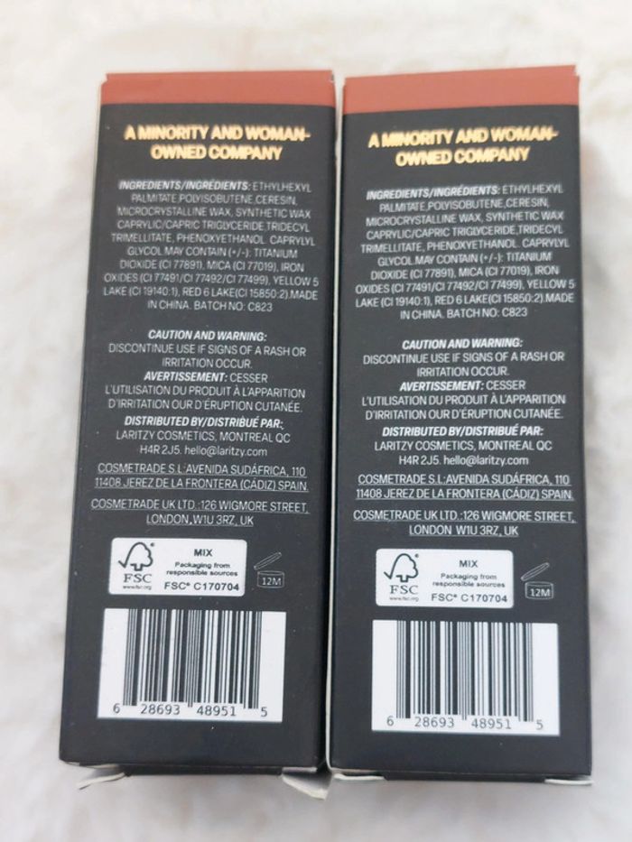 Lot de 2 bâtons bronzant Laritzy Cosmetics - photo numéro 3