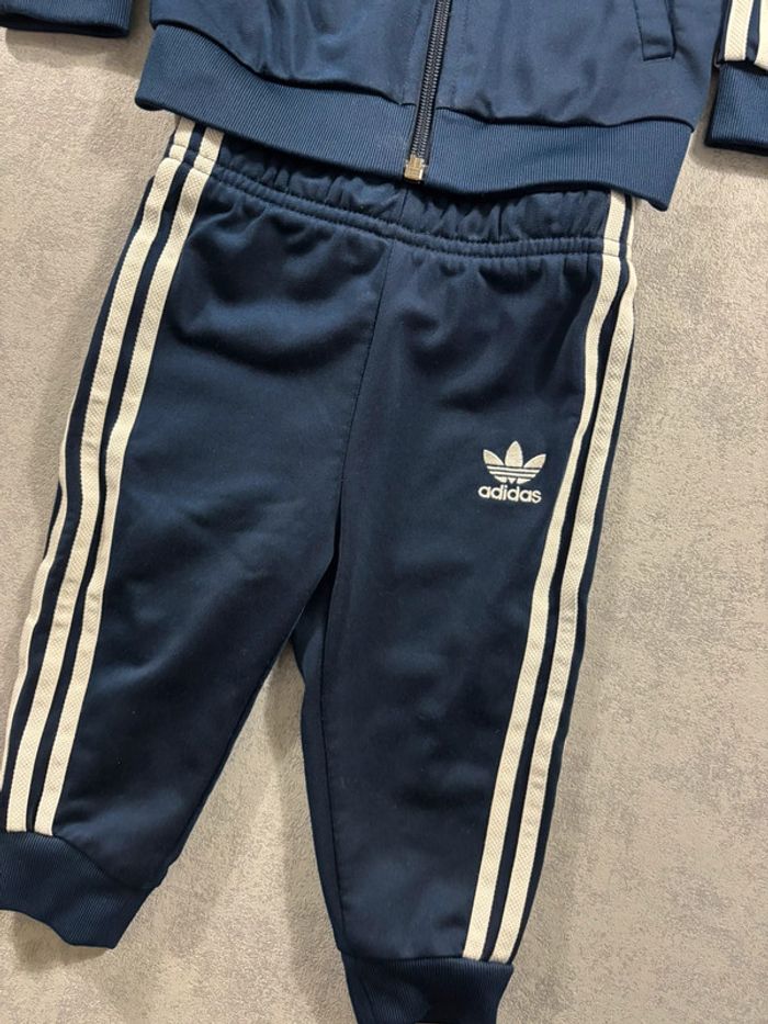 Ensemble Adidas Bleu marine Taille 9/12mois - photo numéro 3