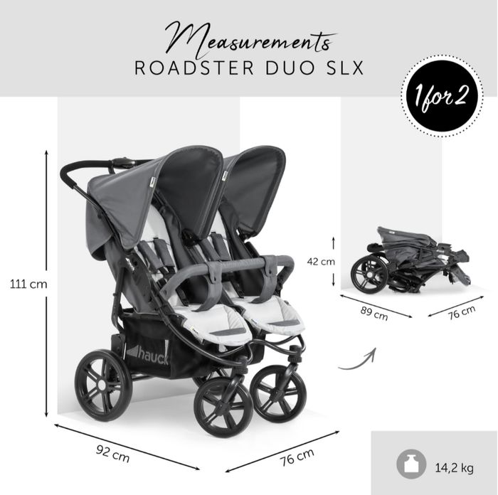 Poussette double côte à côte - photo numéro 8