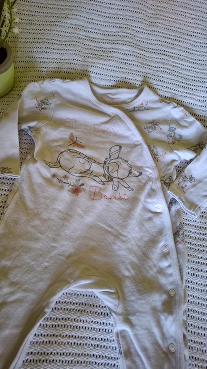 Pyjama Léger Bambi 6-9Mois - photo numéro 2