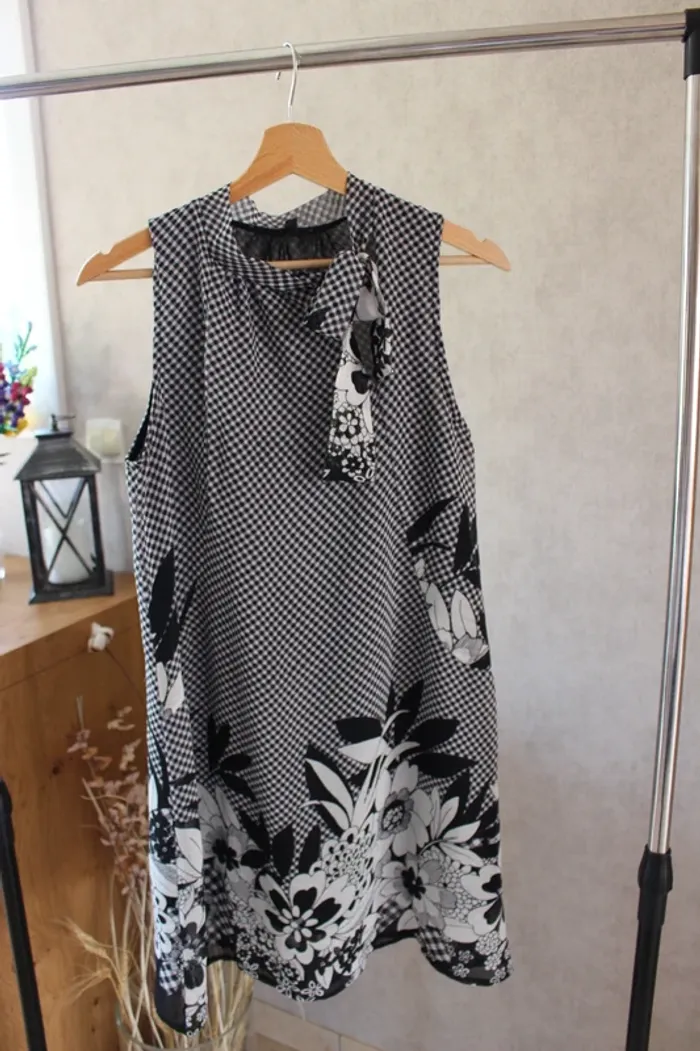 👗 Robe noir et blanc, indépendant 📌