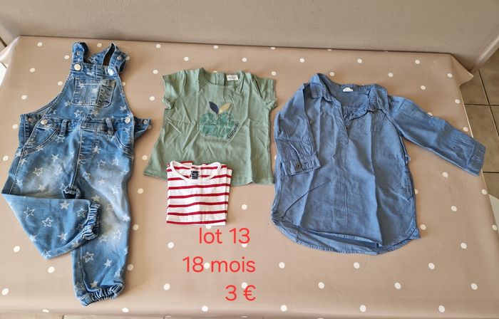 Lot vêtements 18 mois