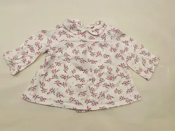 T-shirt manches longues fille 6 mois Cyrillus