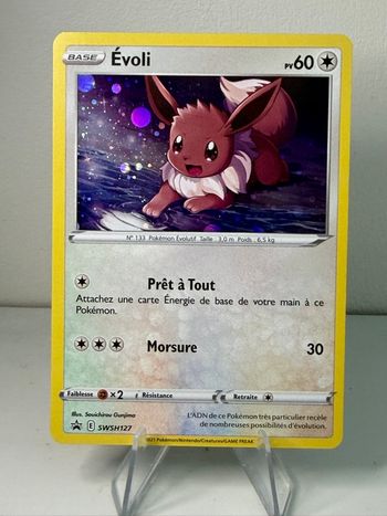 Carte Pokémon promo Evoli swsh127 NM holo