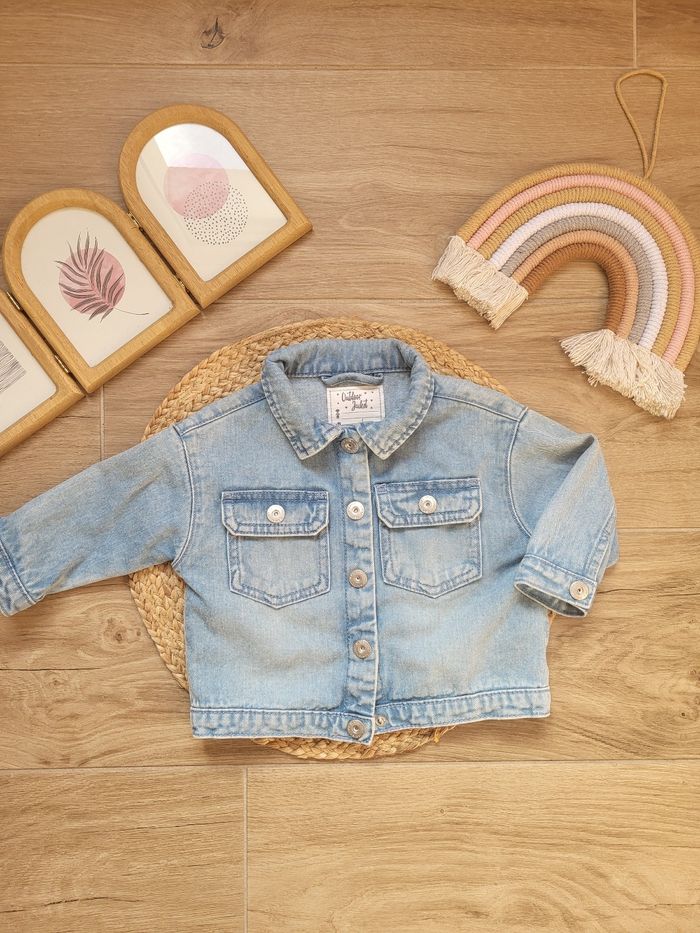 🌷Veste en jean 9 mois vertbaudet - photo numéro 2