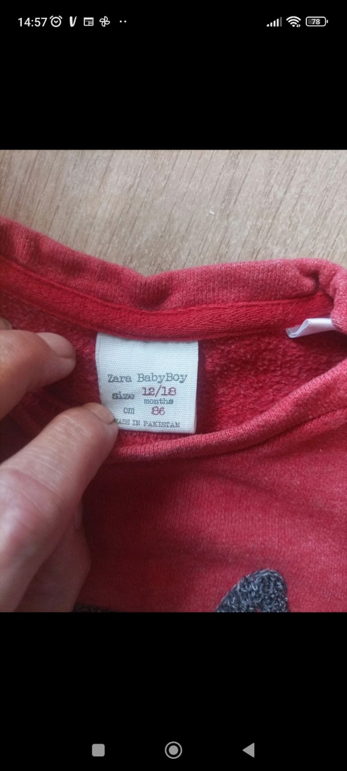 Sweat Zara 12/18 mois - photo numéro 5