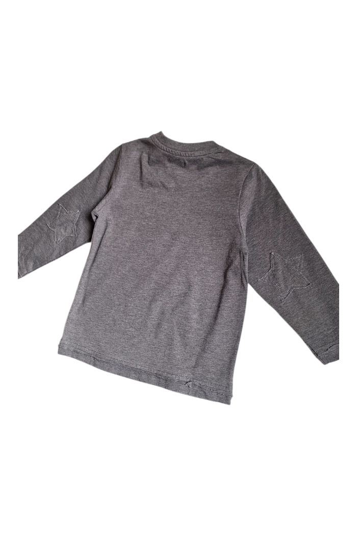 T-shirt gris manches longues – Kiabi – Taille 24 mois 🩶 - photo numéro 5