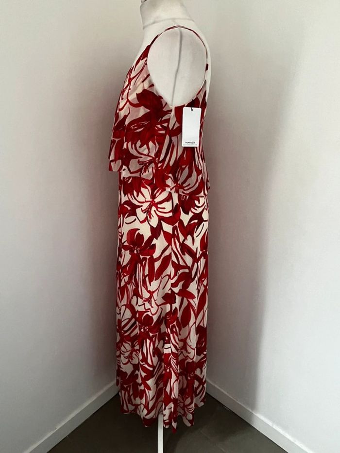 Robe longue à fleurs mango S neuve - photo numéro 4