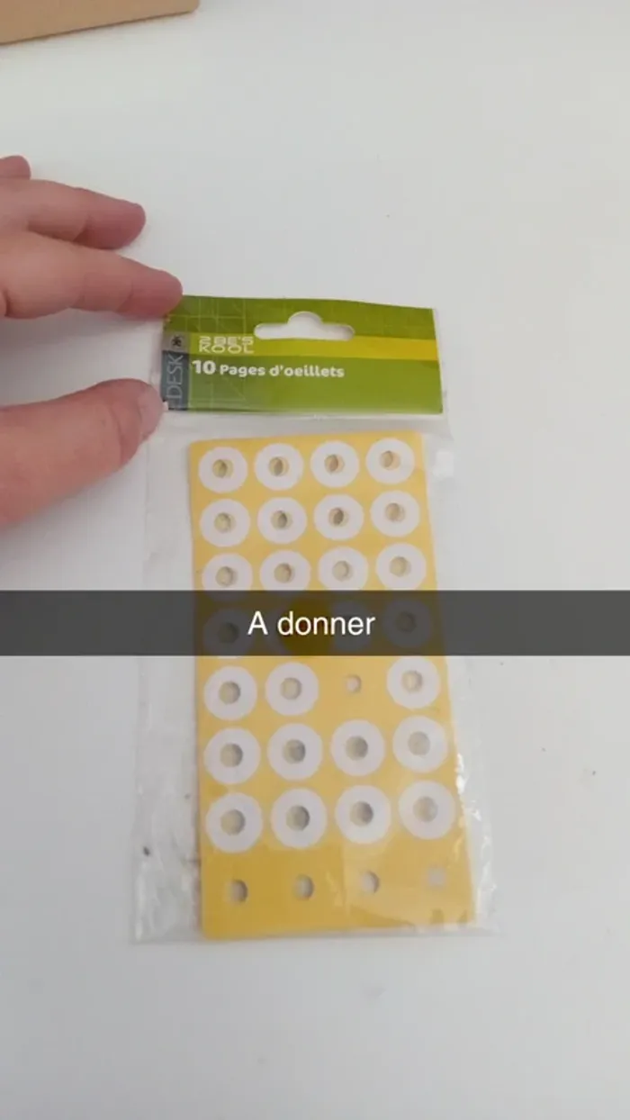 Feuilles d'œillets à donner