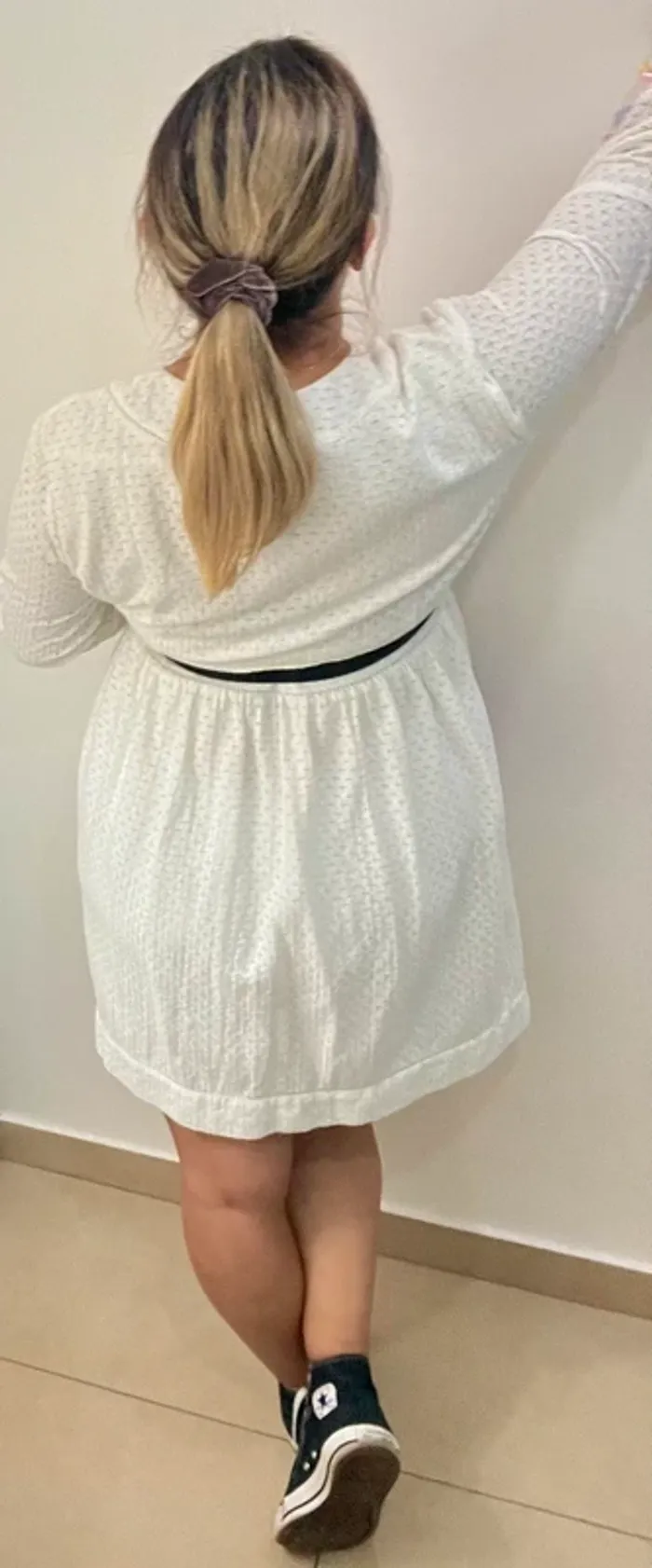 Robe Chic Blanche Ikks - photo numéro 6