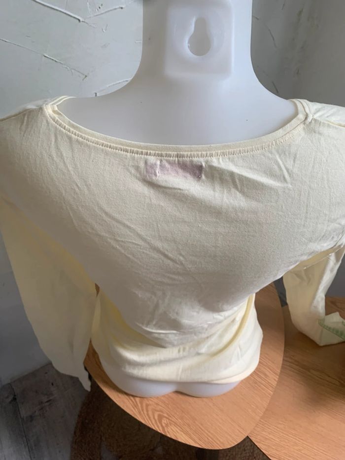 Lot 2 tee-shirt manches longues taille 38-40 - photo numéro 4