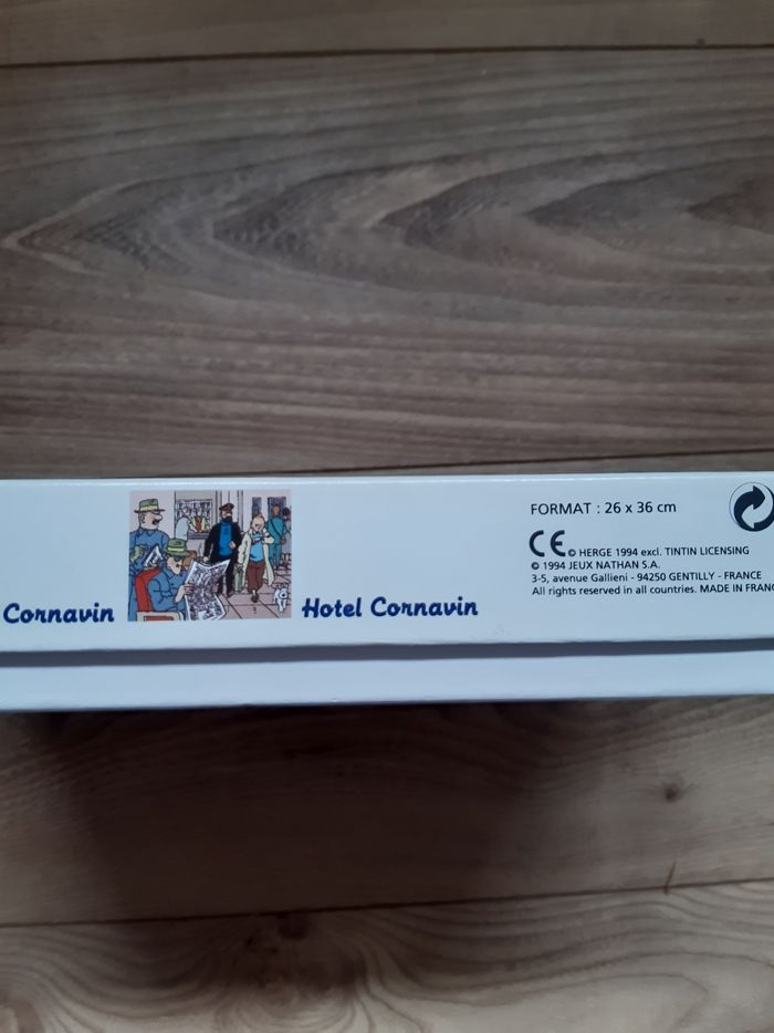 Puzzle Tintin Hôtel Cornavin 60 pièces complet et poster Nathan 1994 - photo numéro 10