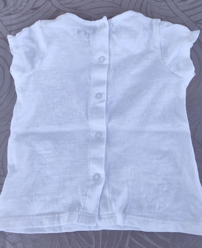 Tee-shirt zèbre 6 mois - photo numéro 5