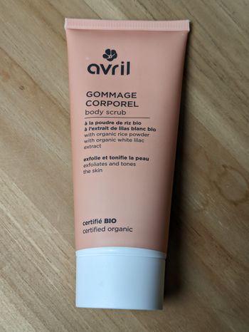 Gommage corporel Avril certifié Bio