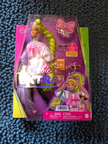 Barbie extra tresses fluo