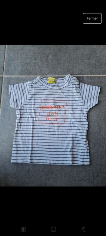 Tee shirt 18 mois
