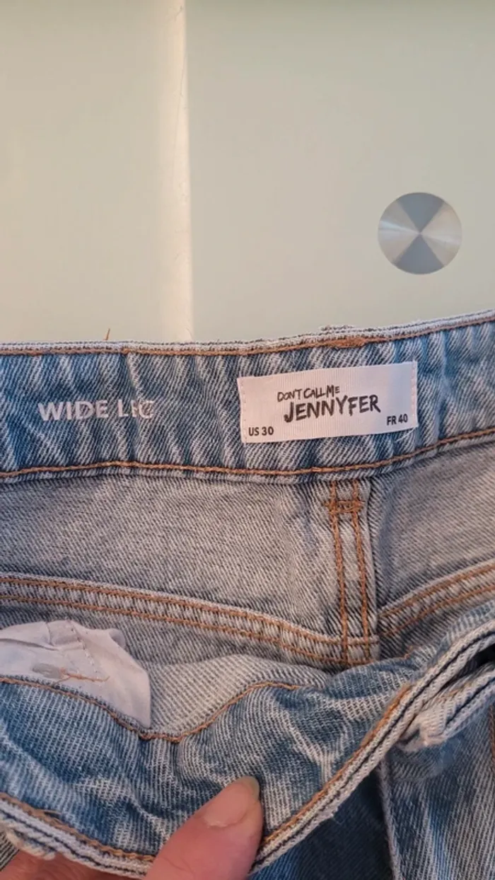 Jean Wideleg 100% coton - photo numéro 5