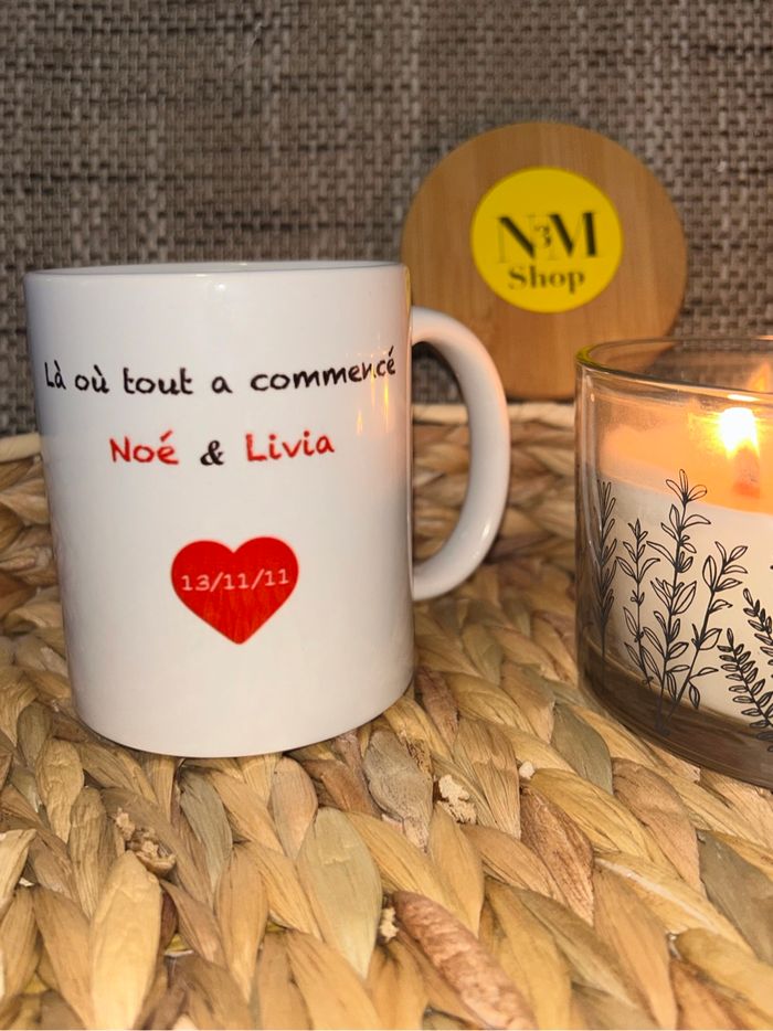 Mug personnalisée (plan de rencontre) - photo numéro 2