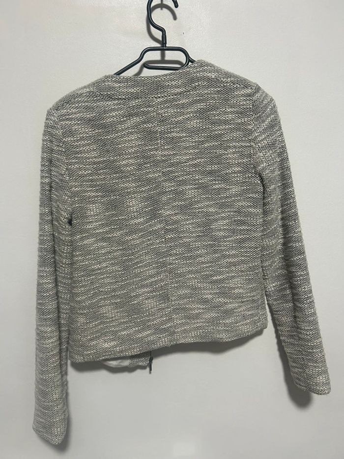 Jolie veste tissée • gris • effet tweed • Promod • Taille 38 • coton - photo numéro 10