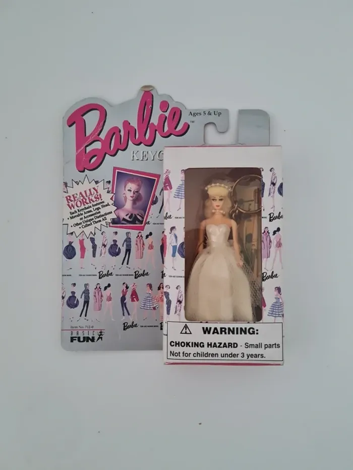 Porte-clés Barbie mariée