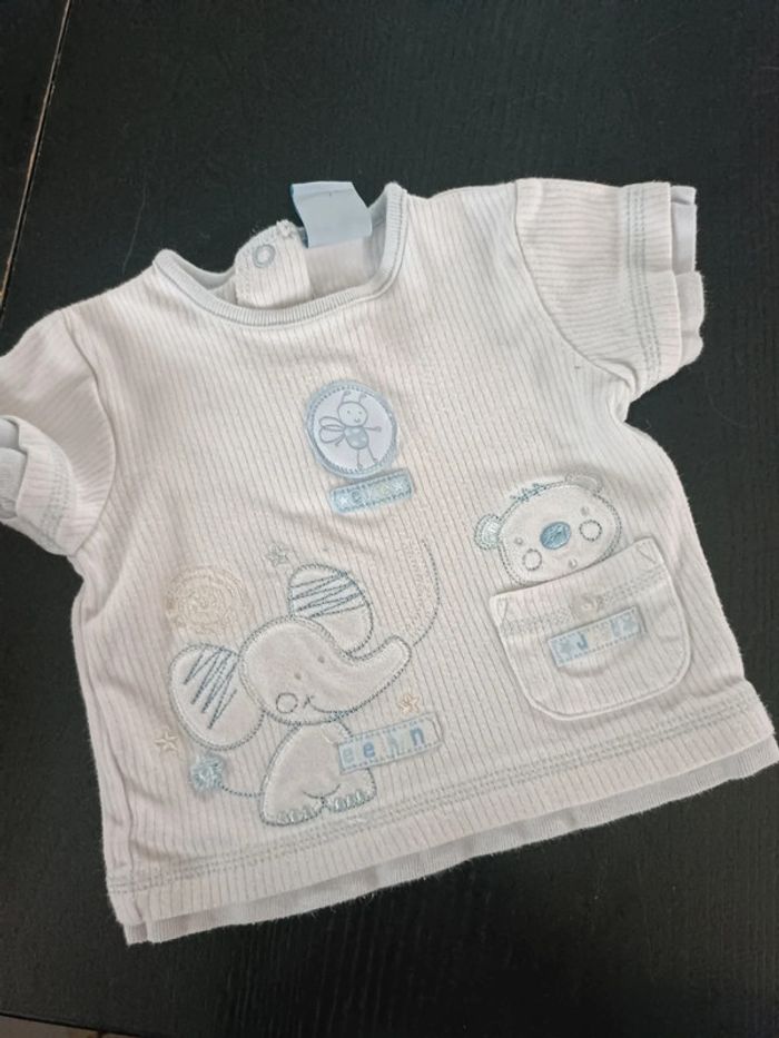 Tee shirt zip zap 6 mois