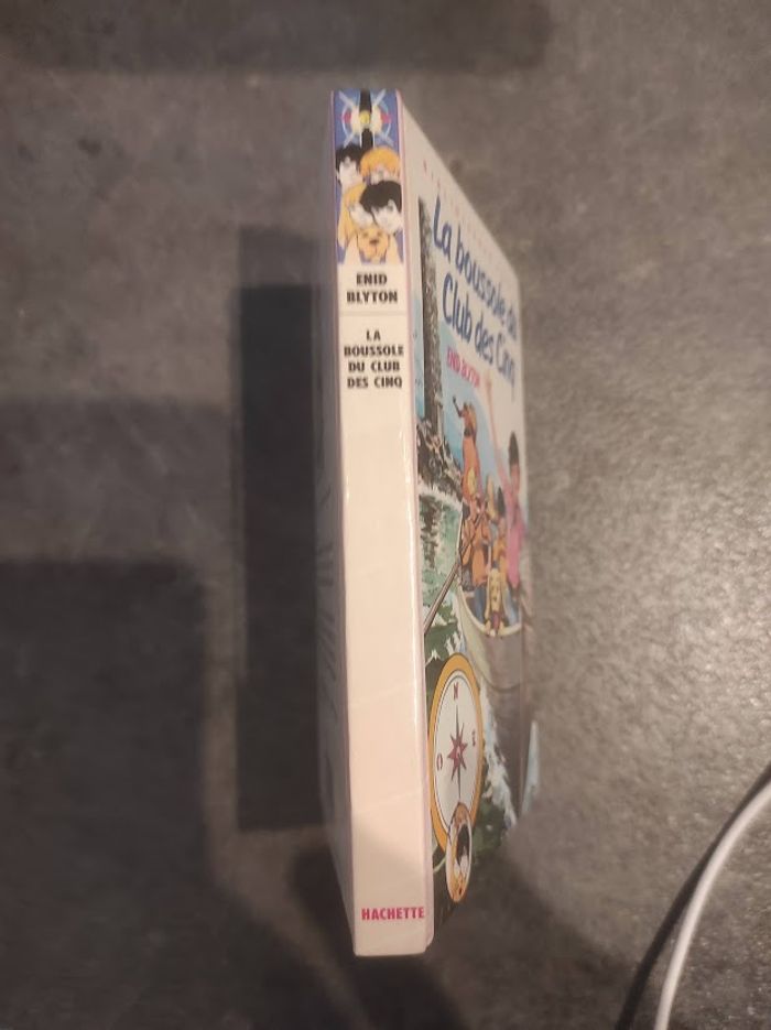 La boussole du Club des Cinq Enid Blyton Bibliothèque Rose cartonnée 1985 - photo numéro 2