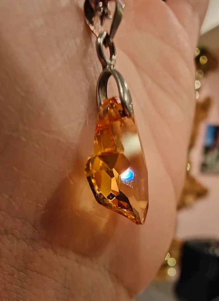 Collier et pendentif cœur asymétrique - photo numéro 6