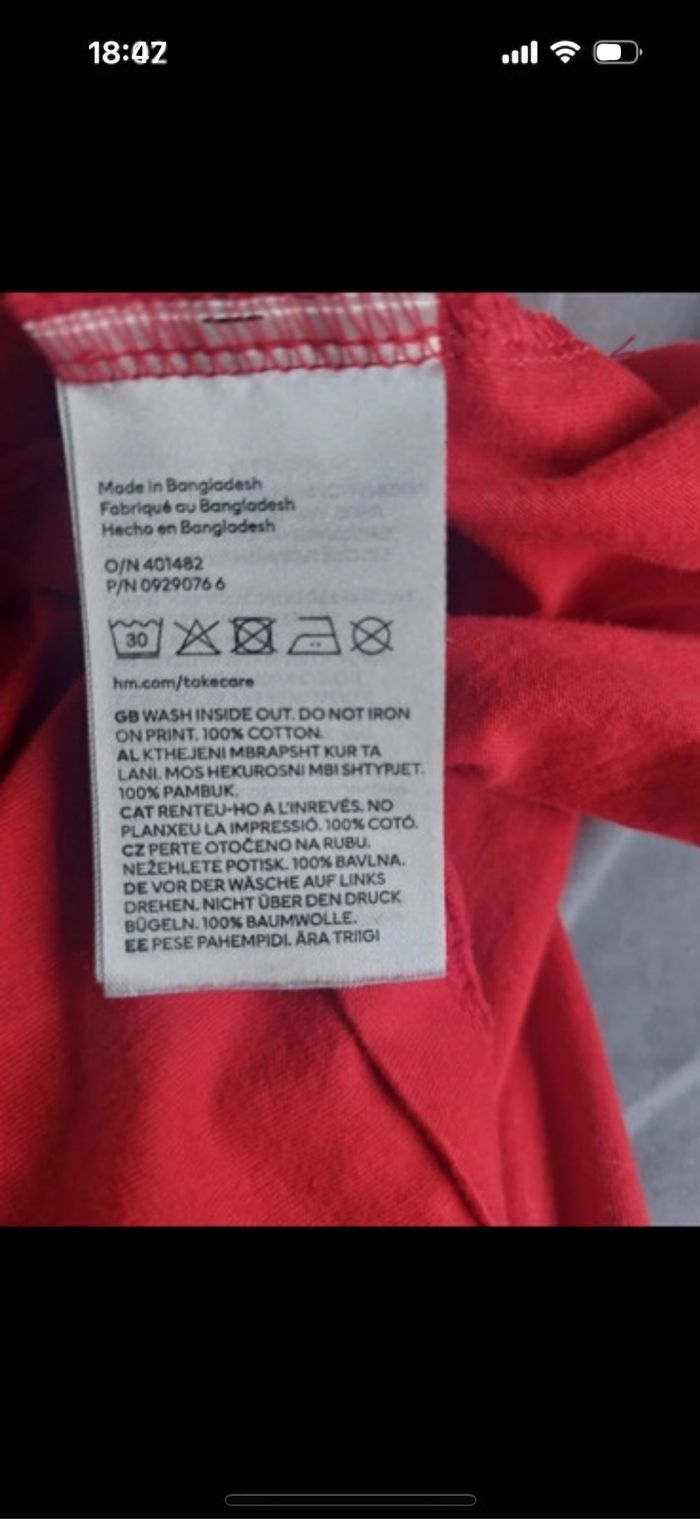 Chemise de nuit H&M taille 4 - 6 ans - photo numéro 4
