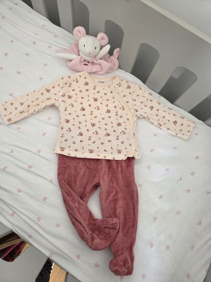 Ensemble pyjama deux pièces fille 9 mois chaud kiabi