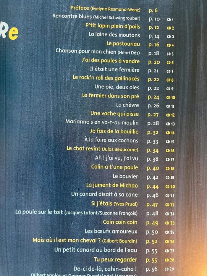 Livre de comptines des animaux de la ferme avec CD - photo numéro 6