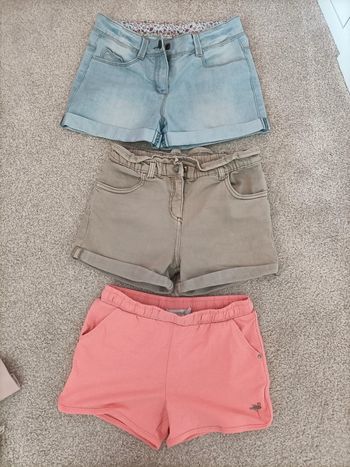 Lot de 3 shorts 10 ans