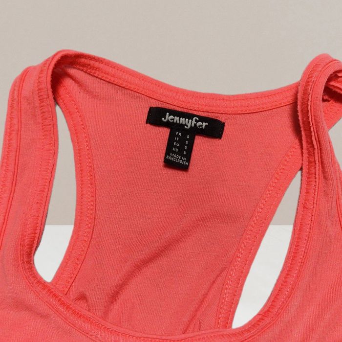 Débardeur rose fluot Jennyfer taille S - photo numéro 3
