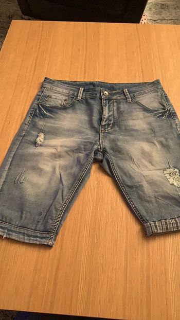 Short en jeans