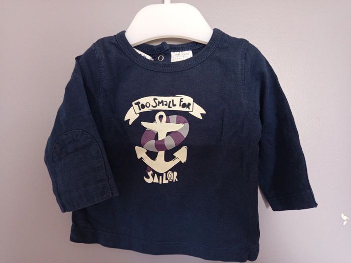 T-shirt manche longue 1 mois