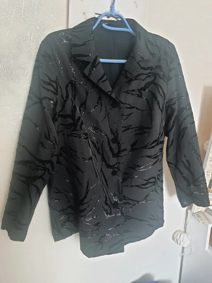 Veste noir strass 46 - photo numéro 10