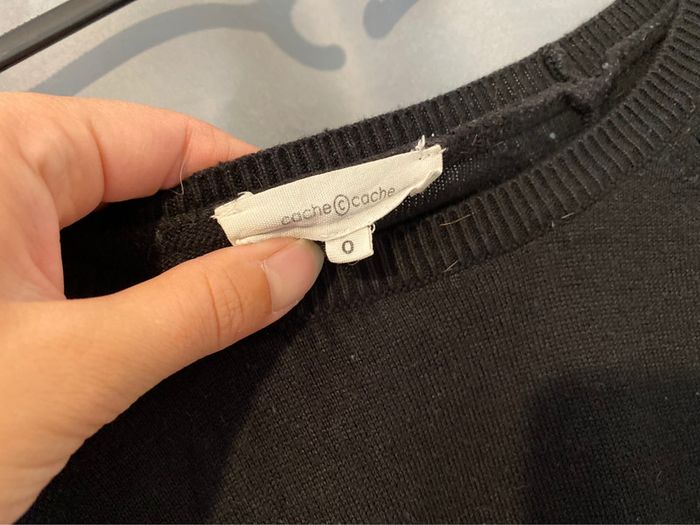 Pull Noir à Dentelle - photo numéro 5