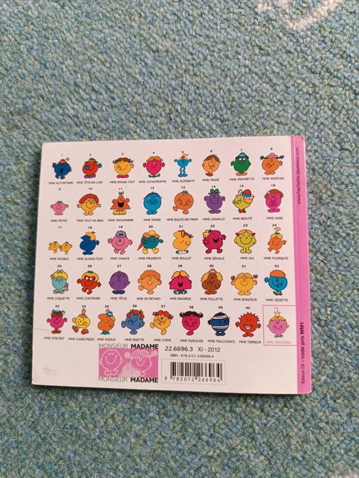 Mme princesse collection hachette monsieur madame - photo numéro 2