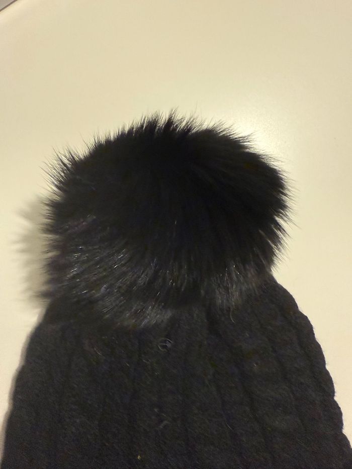 Bonnet à pompon Moncler noir - photo numéro 6