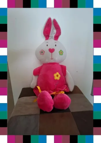 Peluche lapine 60cm