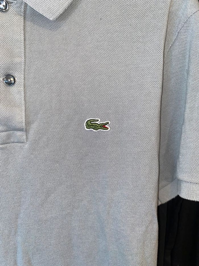 Polo Lacoste gris - photo numéro 4
