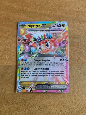 Carte Pokemon Nigirigon EX 142/191