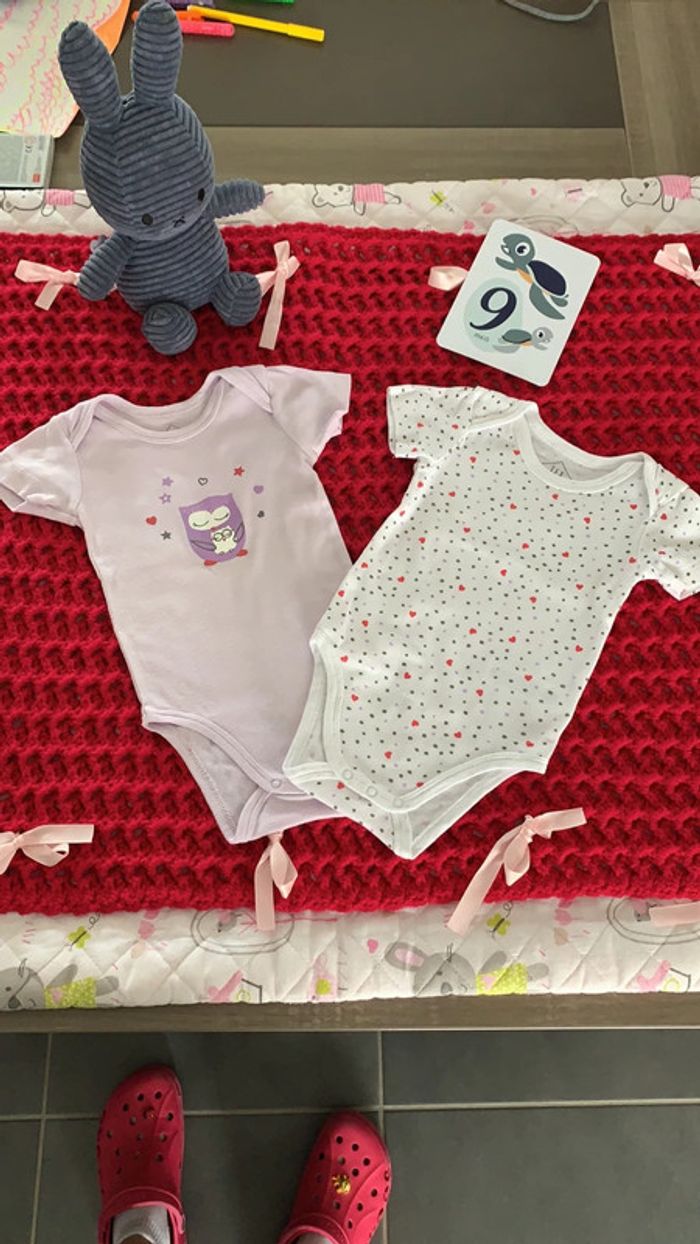 Lot de 2 bodies TEX Baby 9 mois