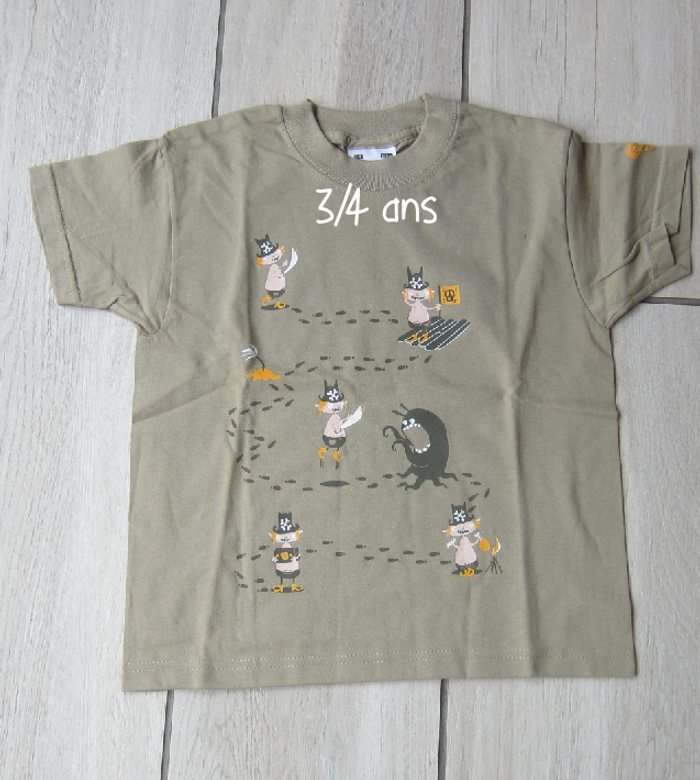 Tee shirt theme pirate