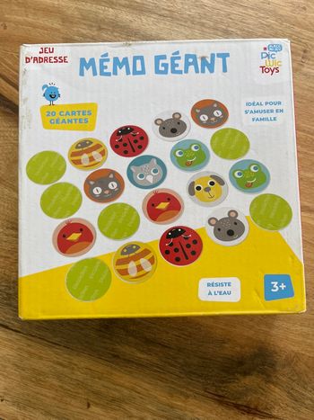Jeu Mémo géant 