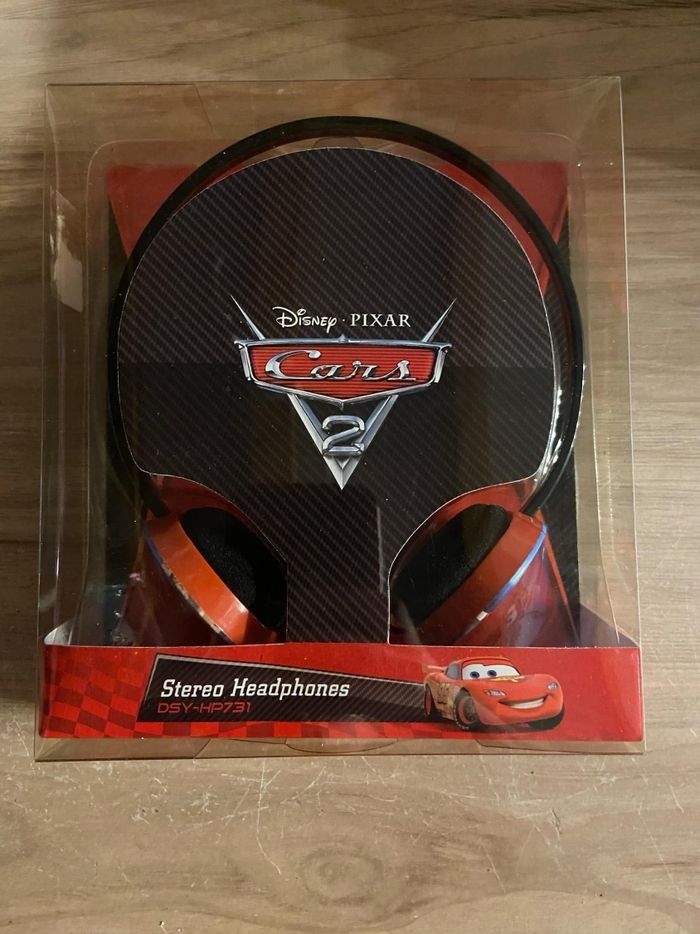 Casque stéréo filaire disney cars pixar