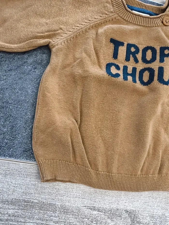 Pull fin garçon 9 mois Tao - photo numéro 4