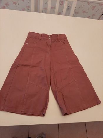 Jupe culotte taille 8ans. Vieux rose