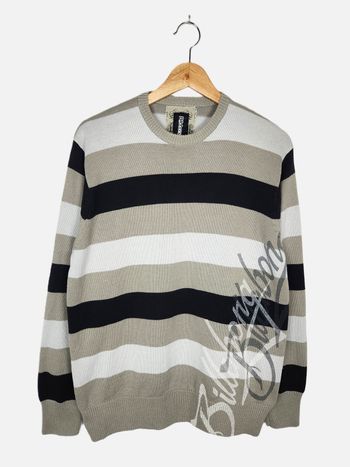 Pull Billabong "Lunar Grey" Rayé - Taille M