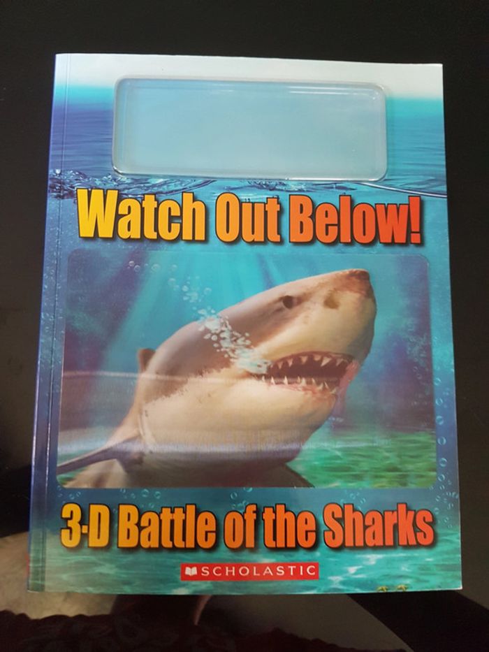 Livre en anglais en 3d "Watch out Below"